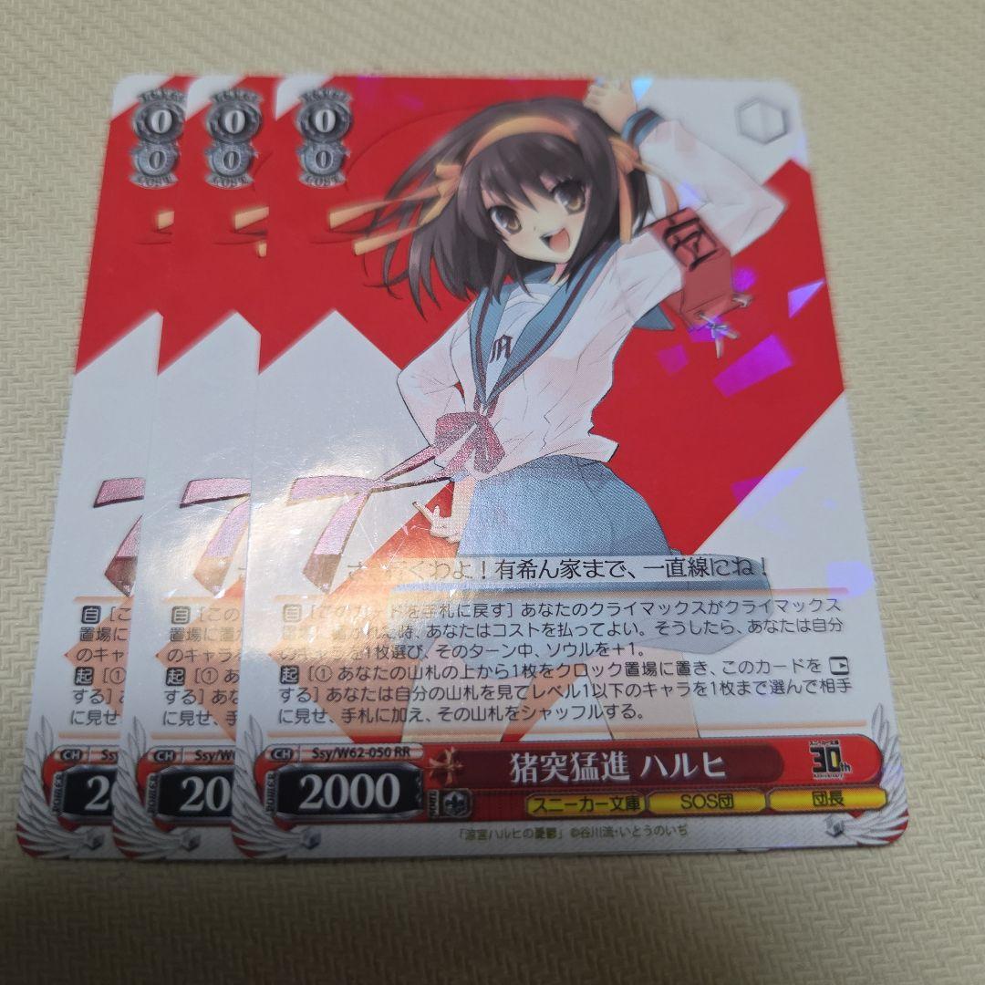 猪突猛進 ハルヒ RR 3枚