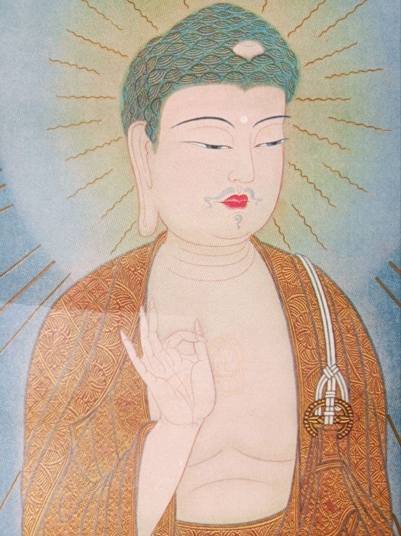 レア 彰久 軸 開運 厄除 絵 阿弥陀如来 蓮 極楽浄土 仏