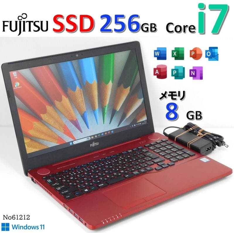 ■Windows11■Corei7■SSD■富士通ノートパソコン■1212