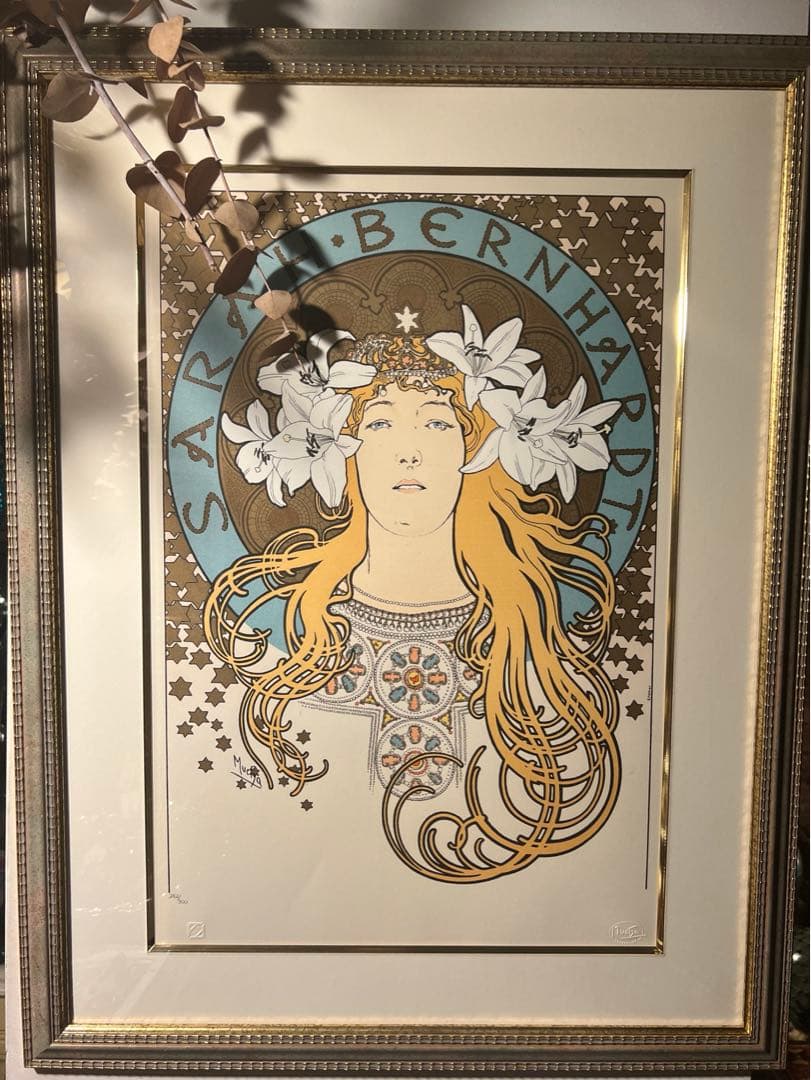 保証書あり　Alphonse Mucha サラ・ベルナール