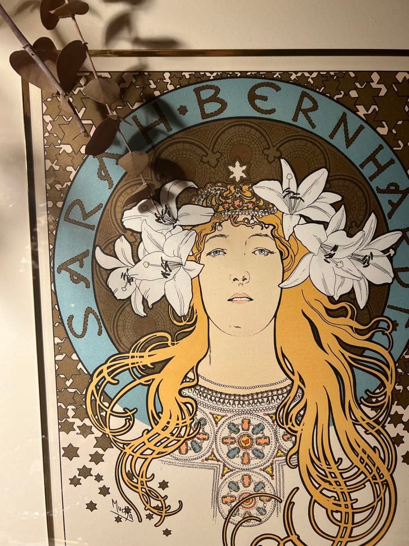 保証書あり　Alphonse Mucha サラ・ベルナール