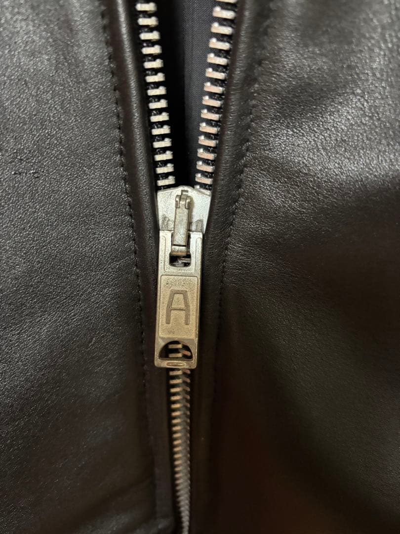 666 本革 シングルライダースジャケット サイズ36 ブラック