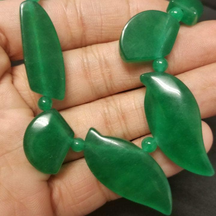 ビルマ　翡翠　ネックレス　天然石　美術品　骨董品