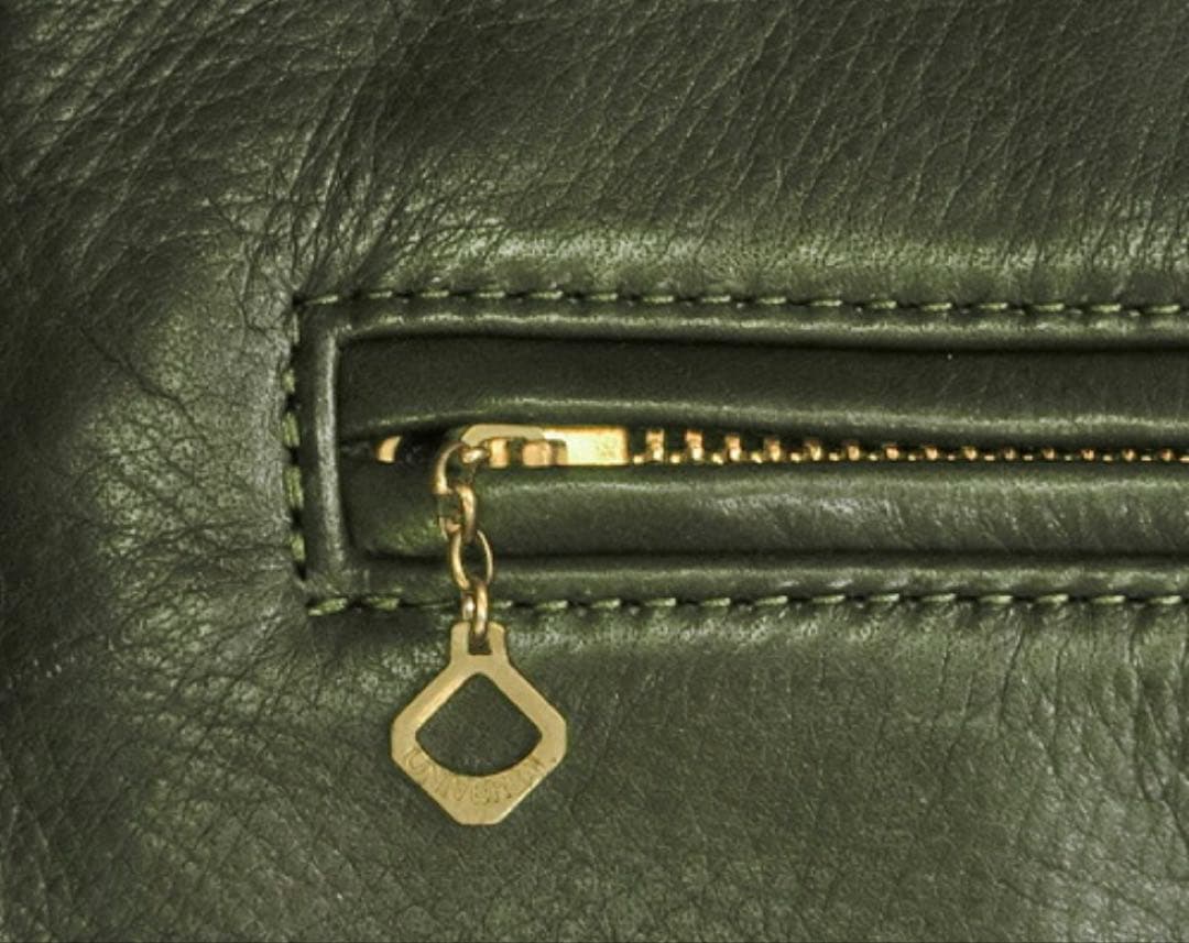 N*ん様 【ディアのような質感】Y2 Leather 水染カウオイル オリーブ4