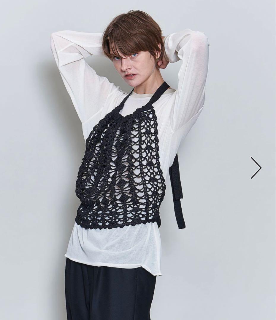 6 ROKU beauty&youth かぎ針編みニット