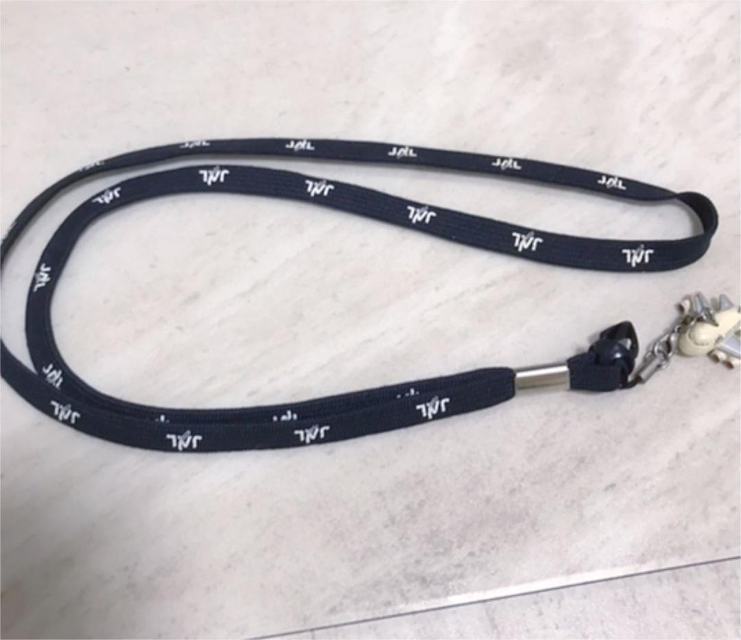 JAL ストラップ　飛行機付　20年前のデザイン