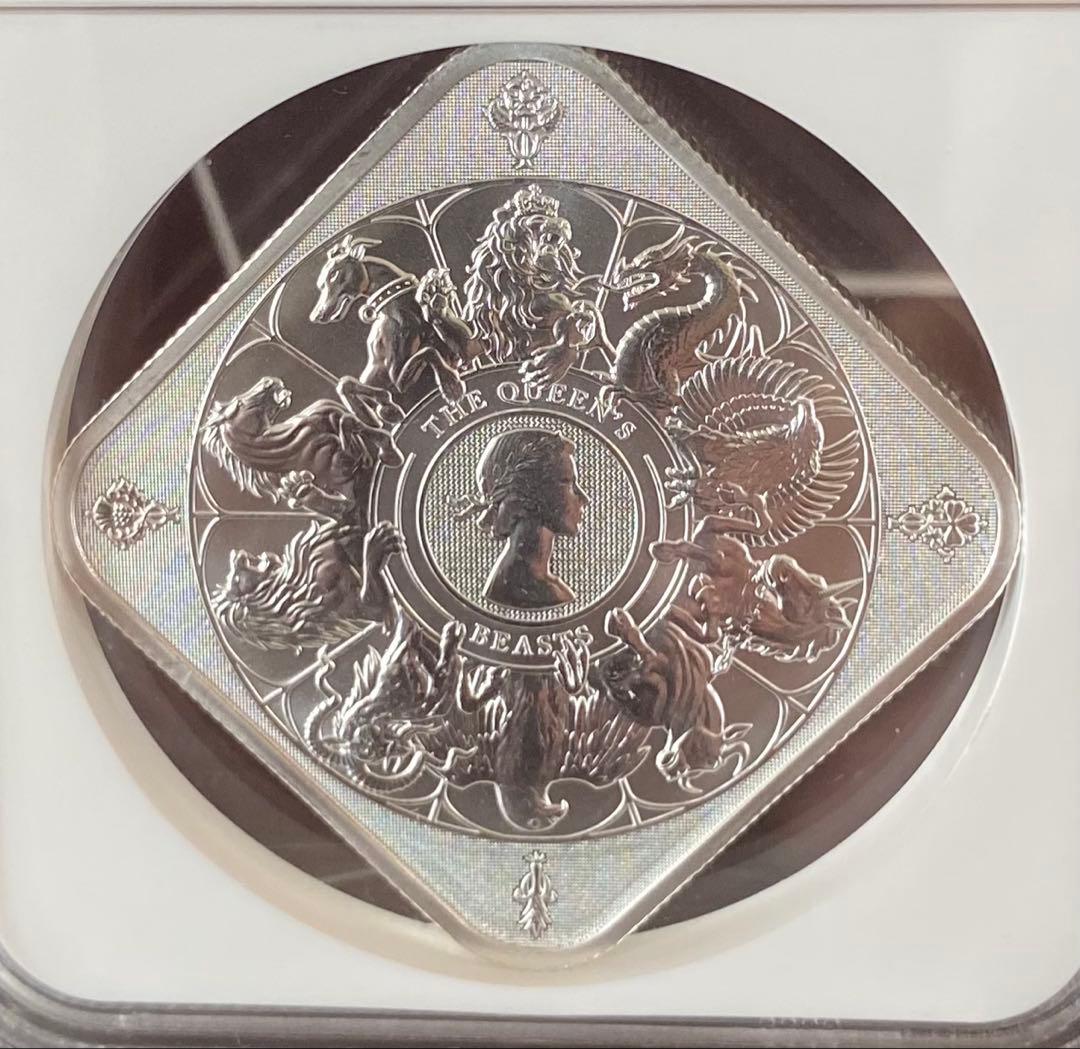 ☆大人気鑑定済み☆クイーンズビースト コンプリーター 1オンス シルバーバー