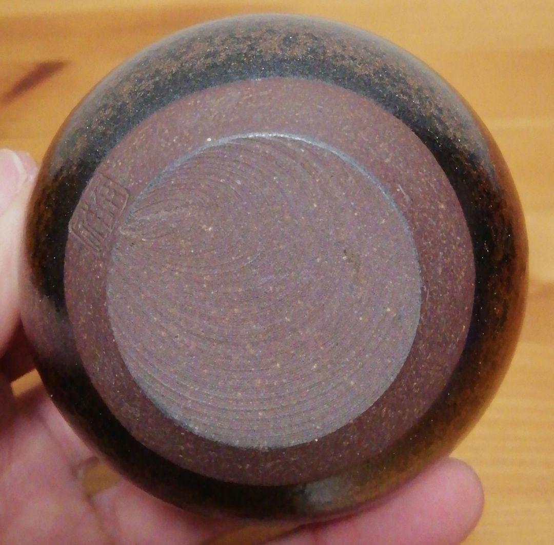 笹田有祥作　本能寺　文琳　大名物　茶入　共箱　仕服付　略歴付　茶道具