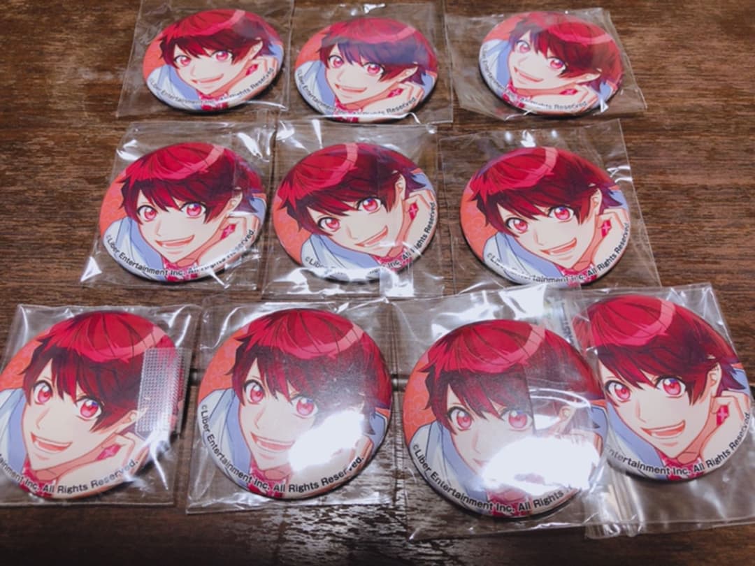 佐久間 咲也  プライズ缶バッジ ハート缶バッジ ガルベリ 缶バッジ