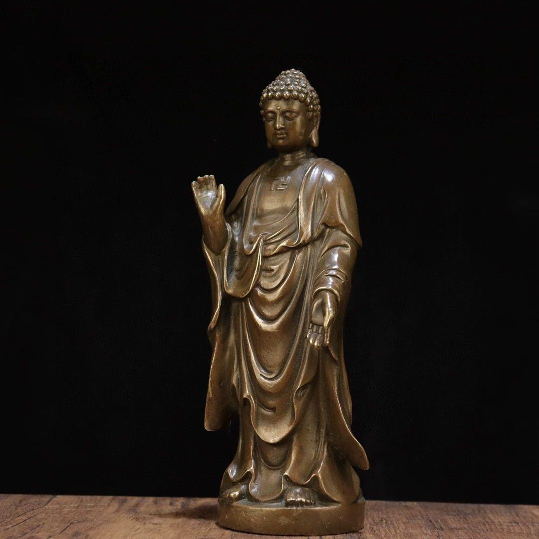 仏教美術 仏像 阿弥陀仏仏像 小仏像 銅製 銅器