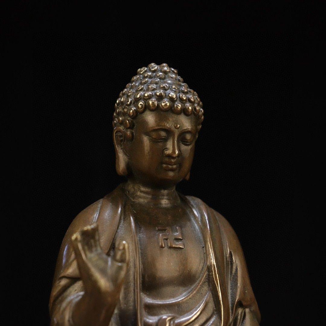 仏教美術 仏像 阿弥陀仏仏像 小仏像 銅製 銅器