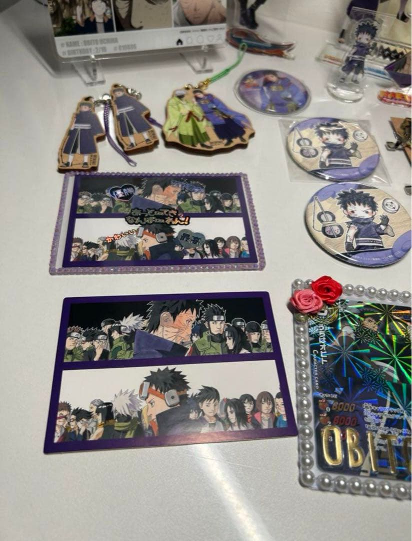 NARUTO ナルト　NARUTO展　うちはオビト　トビ　うちはマダラ　缶バッジ