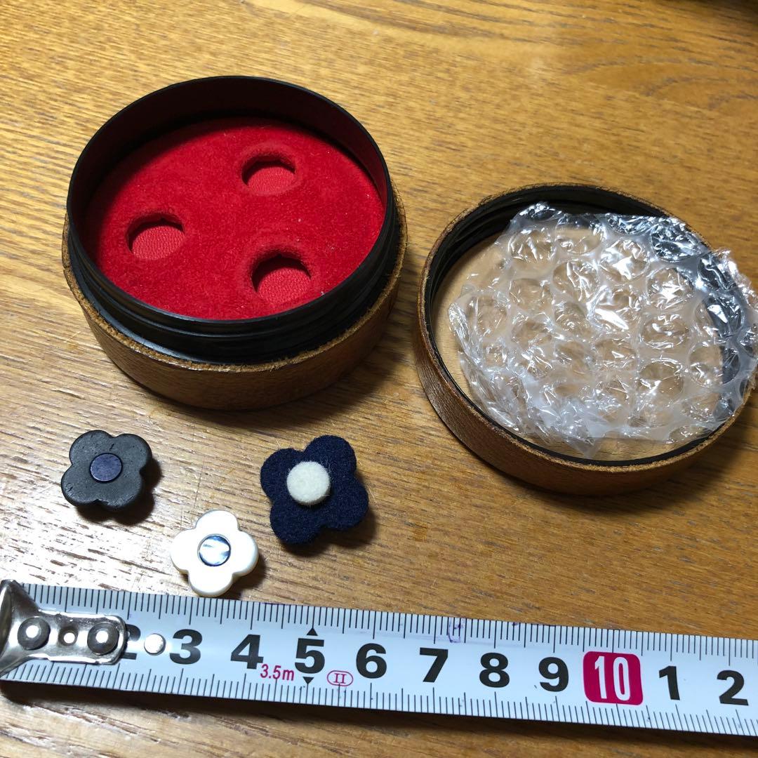 LARDINIラルディーニブートニエール　3点セット　シェル/ウッド/フェルト