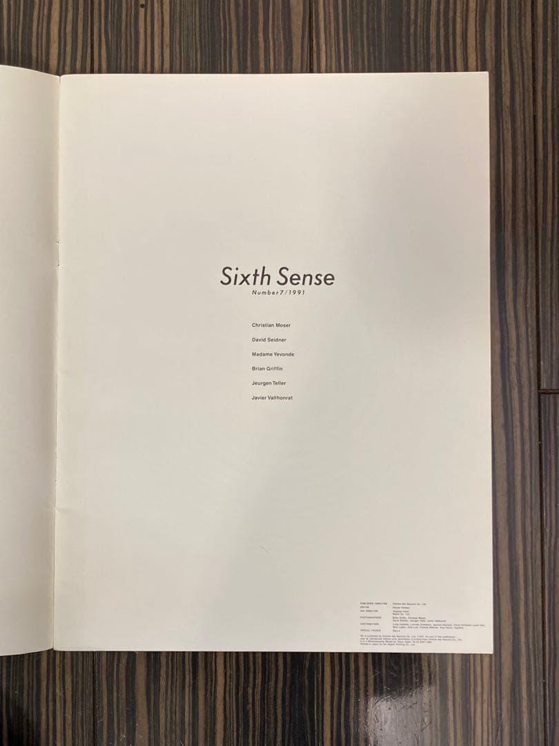 six 1991 コムデギャルソン　comme des garcons 写真集
