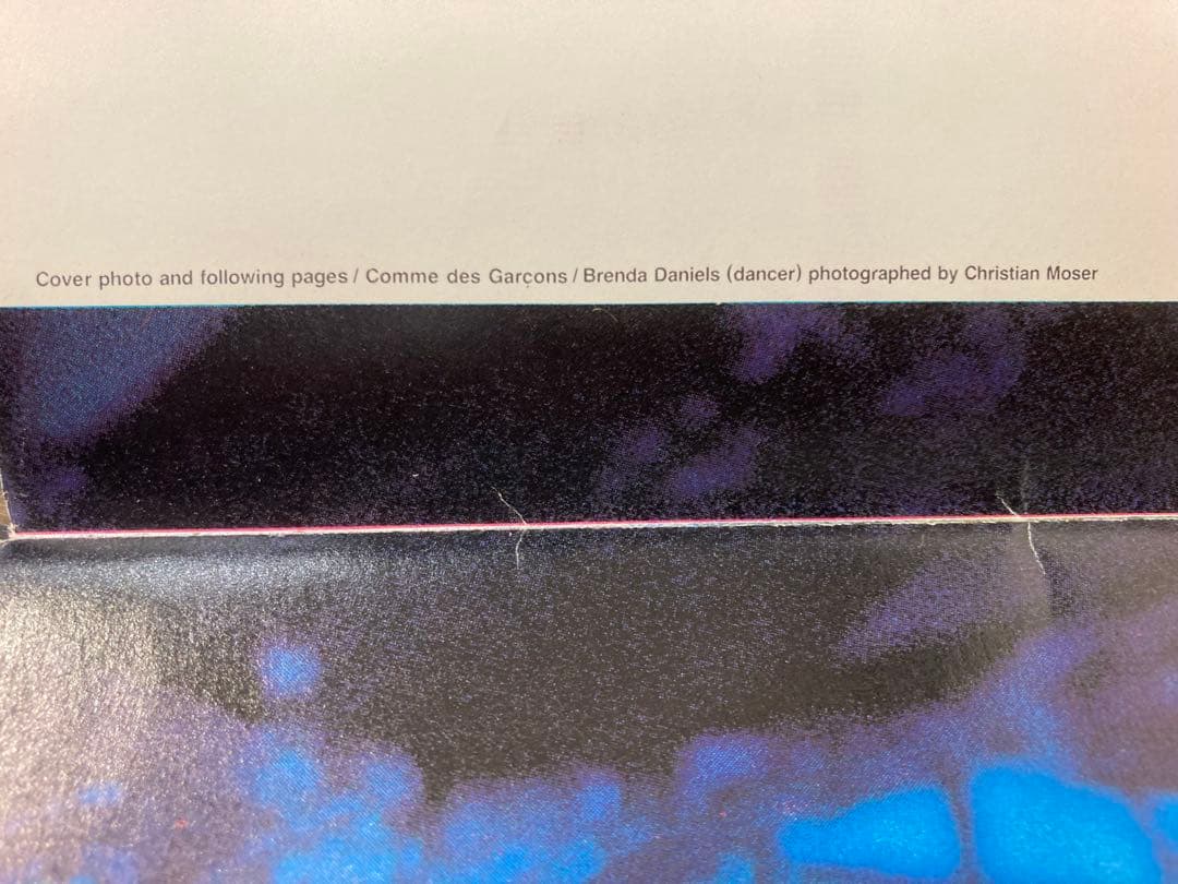 six 1991 コムデギャルソン　comme des garcons 写真集
