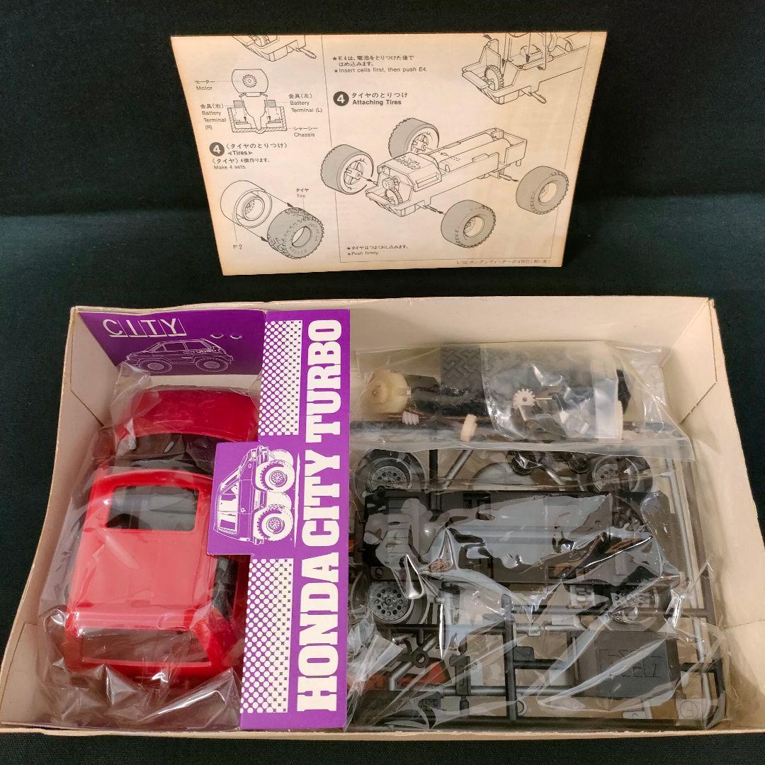 新品　タミヤ　ホンダ　シティターボ　プラモデル1/32　ミニ四駆