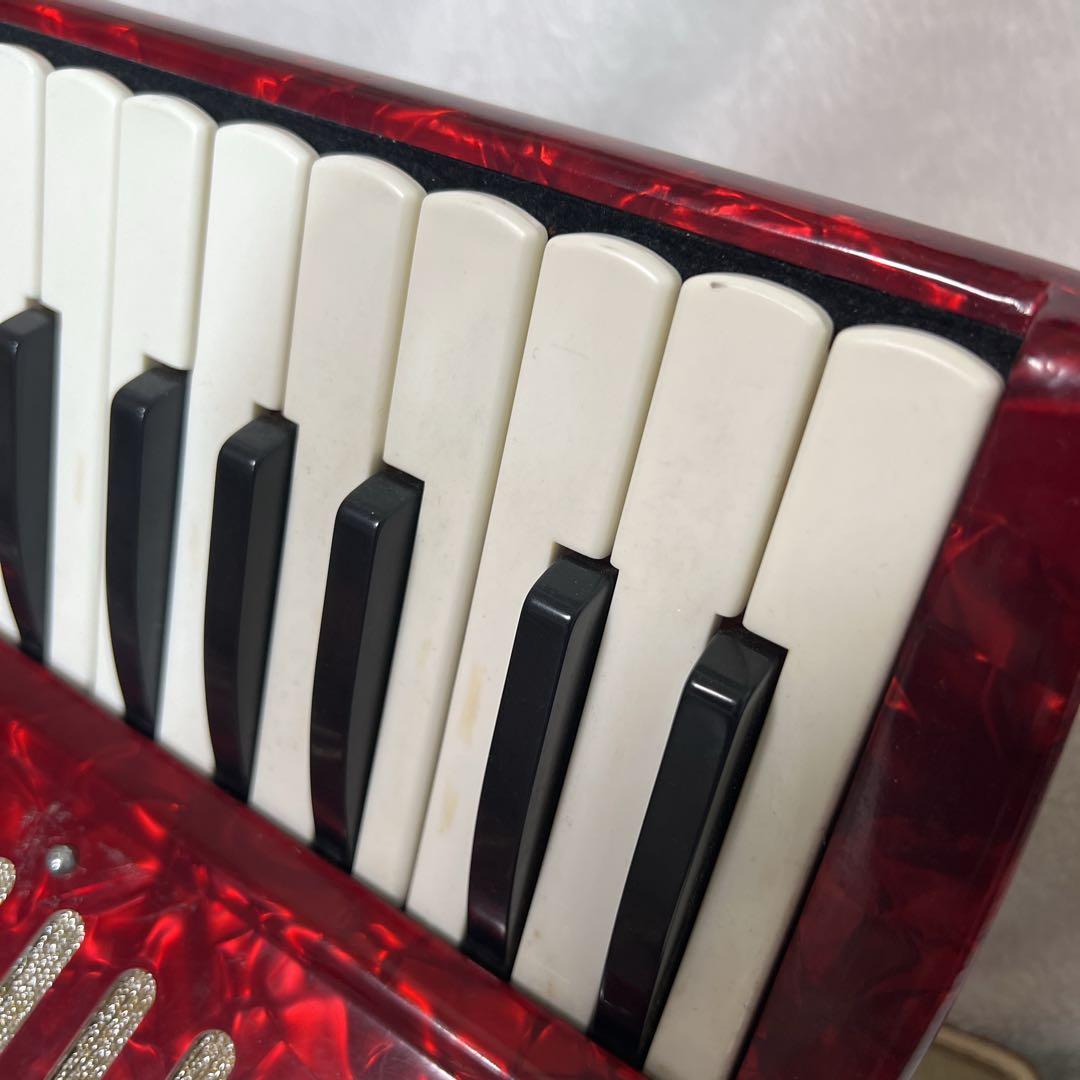 YAMAHA ヤマハ S-32 アコーディオン 赤