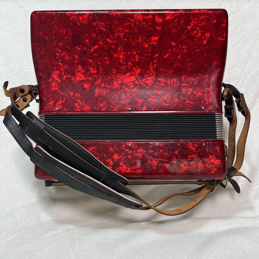 YAMAHA ヤマハ S-32 アコーディオン 赤