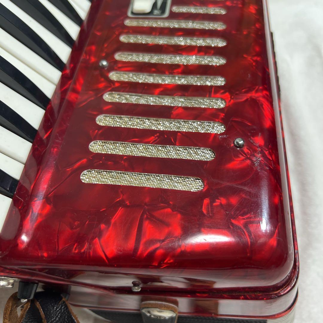 YAMAHA ヤマハ S-32 アコーディオン 赤