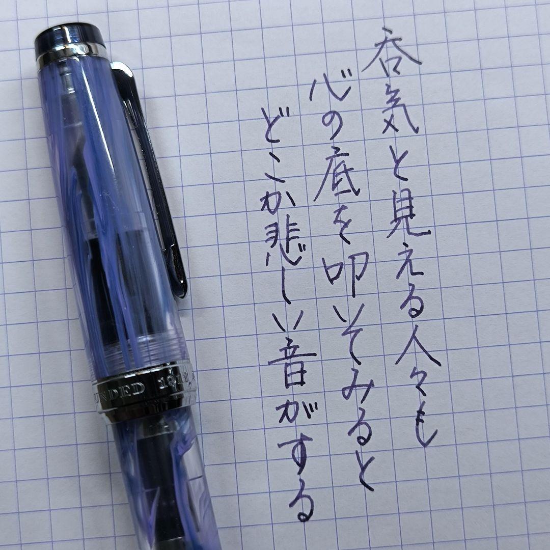 【訳あり特価】セーラー万年筆 ヴェイリオ バイオレット 14金ニブ仕様 中字
