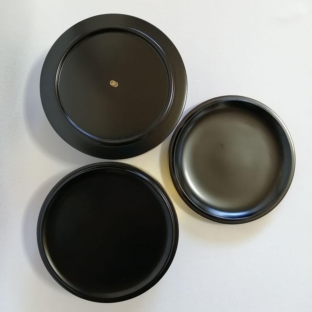 平安象彦 錦曇 木製 二段重箱 茶道具 和菓子 花見