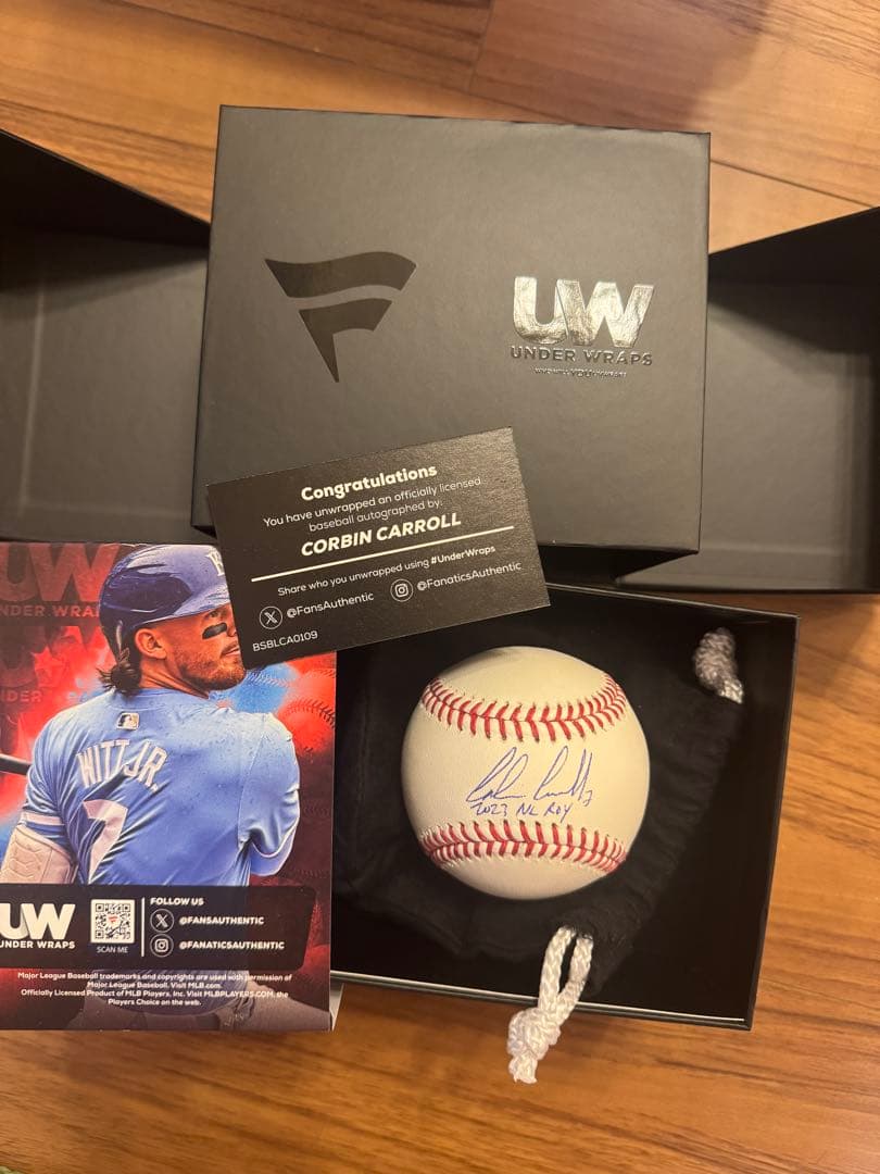 MLB FANATICS UNDER WRAPS コービン・キャロル