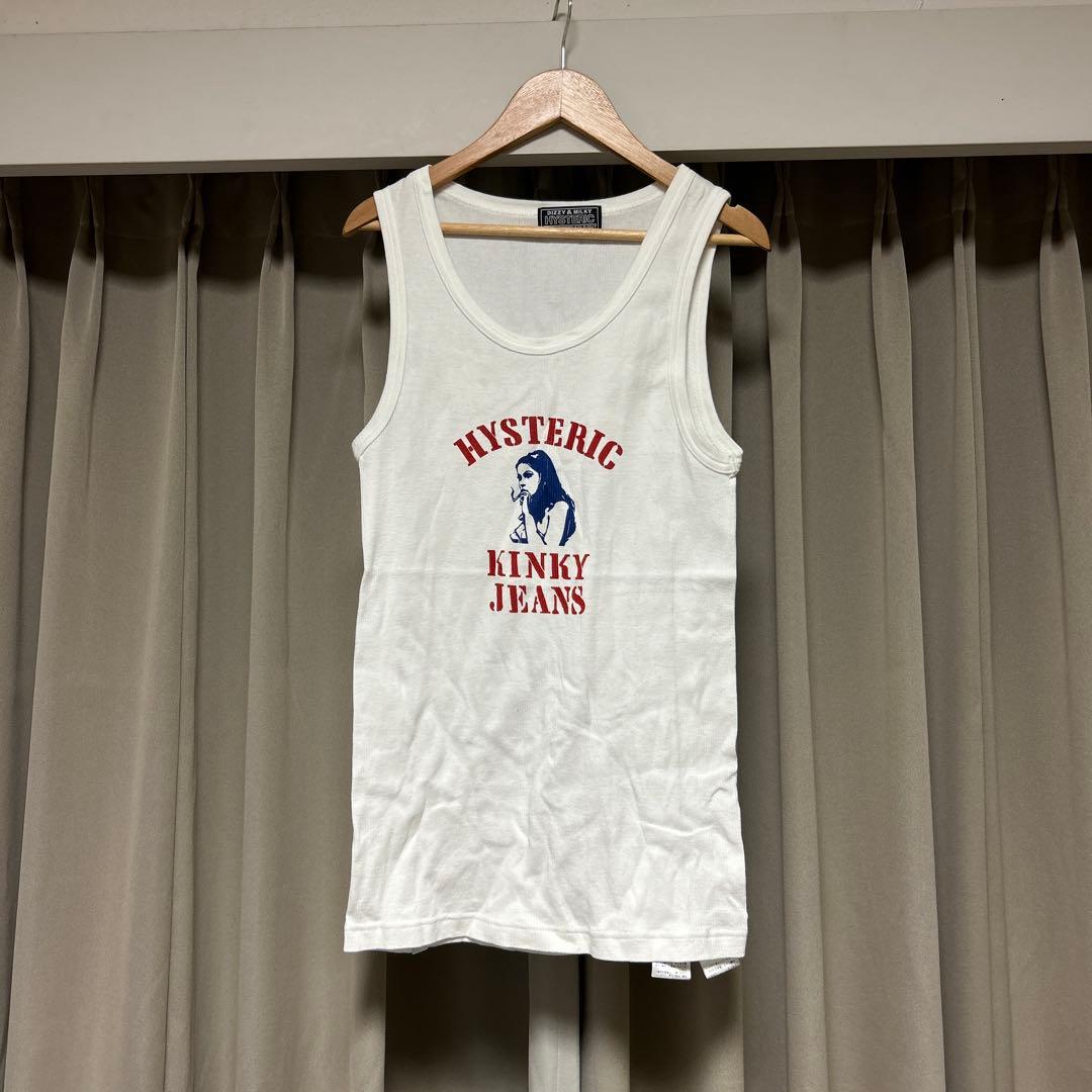 HYSTERIC GLAMOUR HYS KINKY JEANS タンクトップ白
