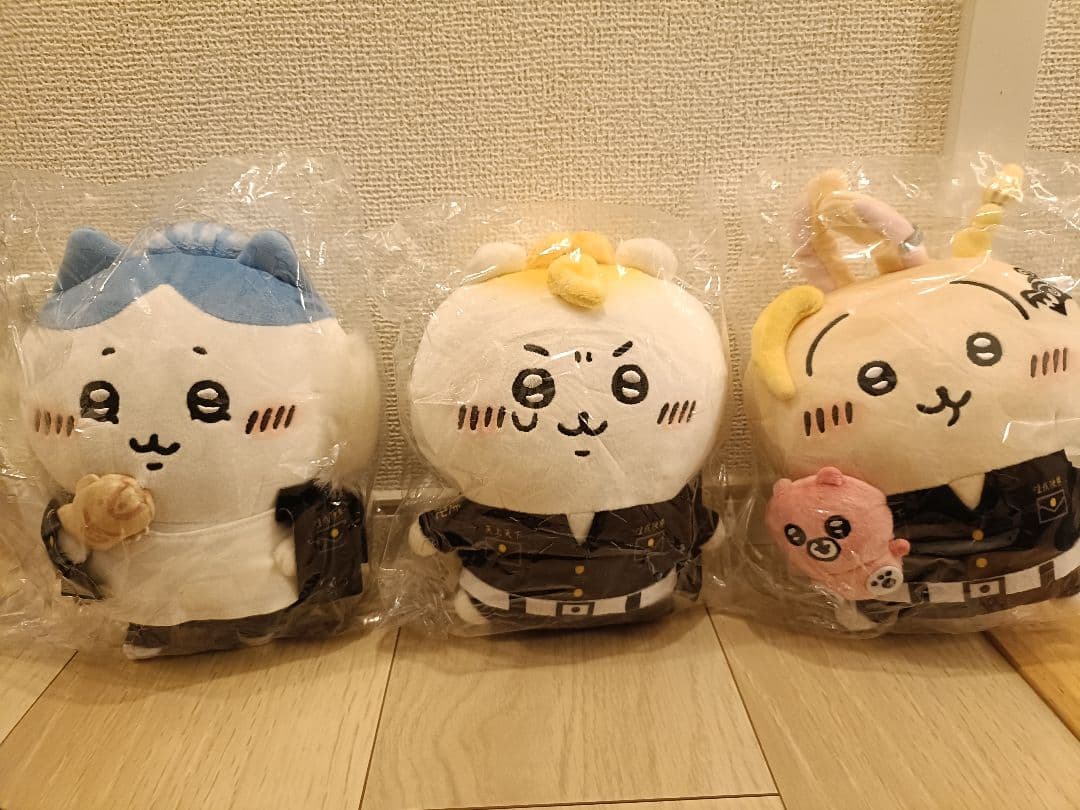 ちいかわ 東リベコラボ　ちいリベ　ぬいぐるみ 3匹セット