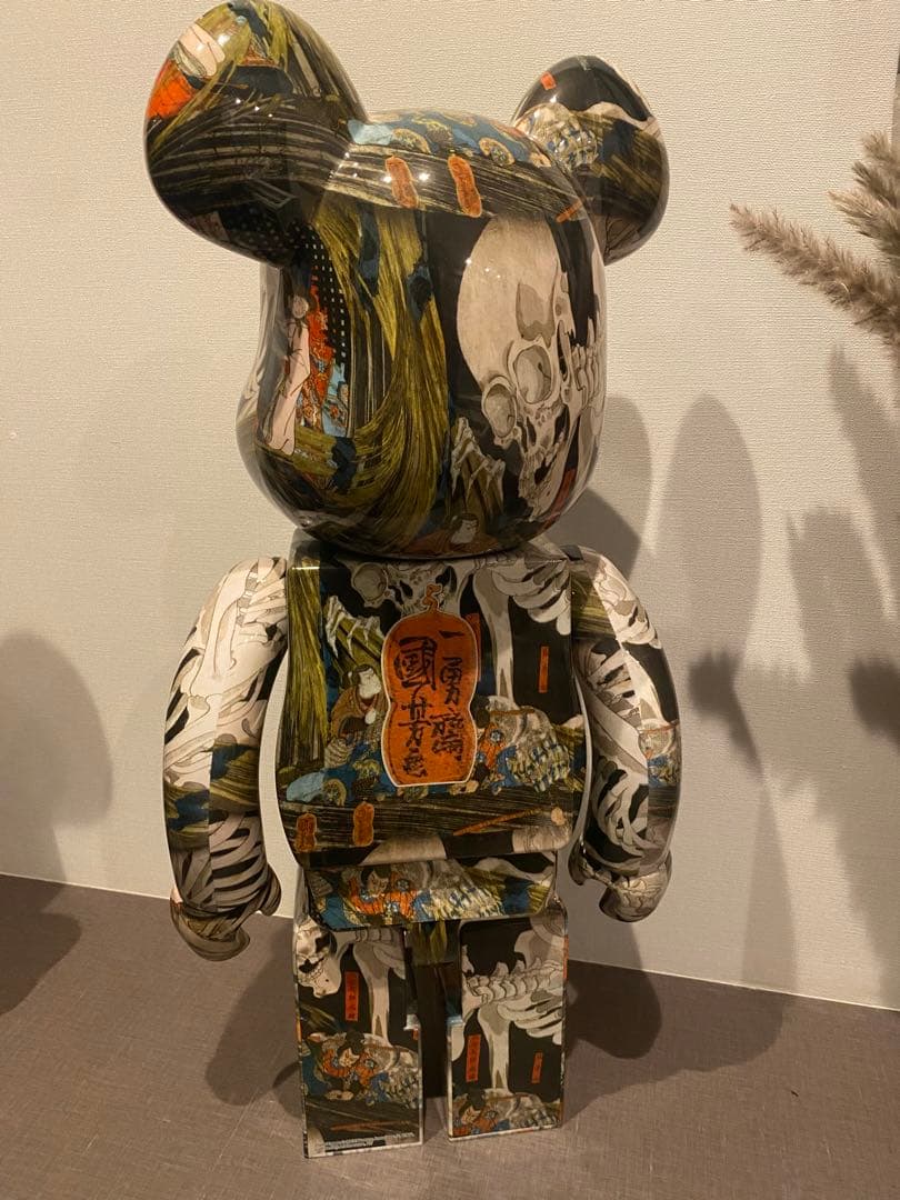 【ベアブリック】 歌川国芳「相馬の古内裏」 1000%