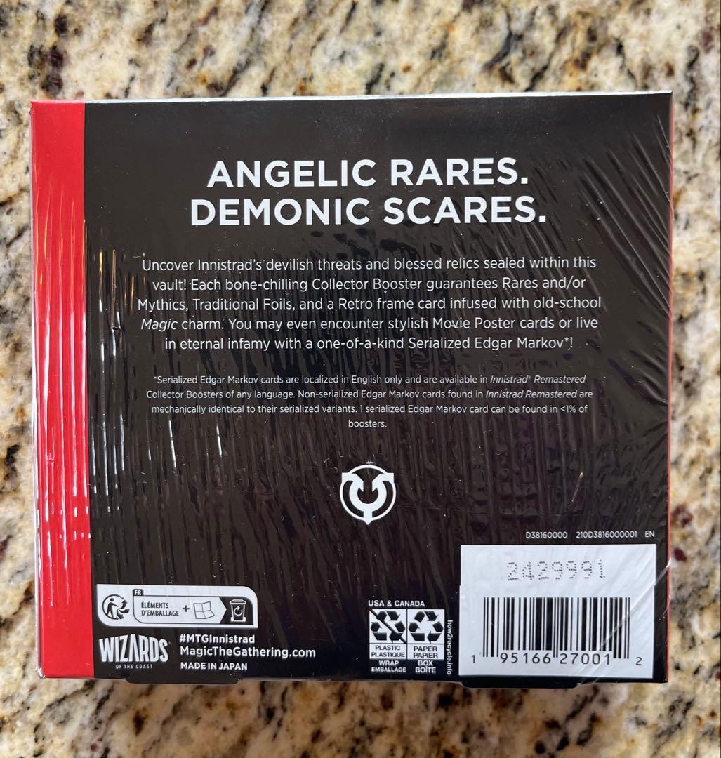 MTGイニストラード・リマスター コレクター・ブースターBOX 英語版 + 2枚