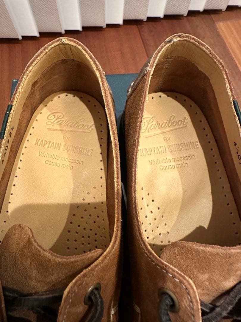 靴 KAPTAIN SUNSHINE Paraboot Domingue UK6H