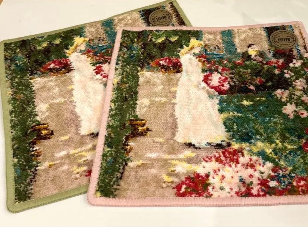 フェイラー　ハンカチ　ウスター美術館コラボ　2枚セット