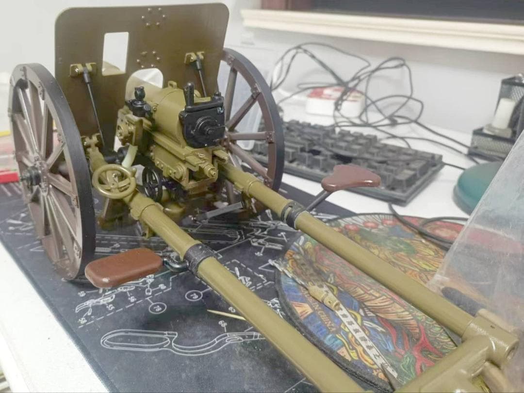 1/6スケール　手作　四一式山砲　模型　新品