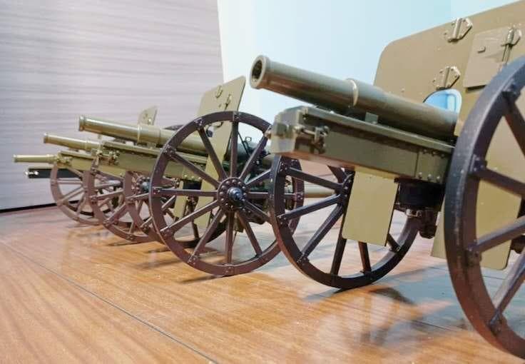 1/6スケール　手作　四一式山砲　模型　新品