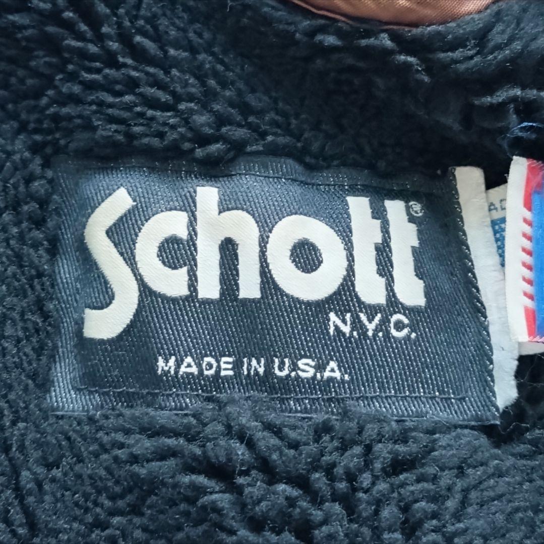 SCHOTT シングルライダース ジャケット ボア ライナー 40