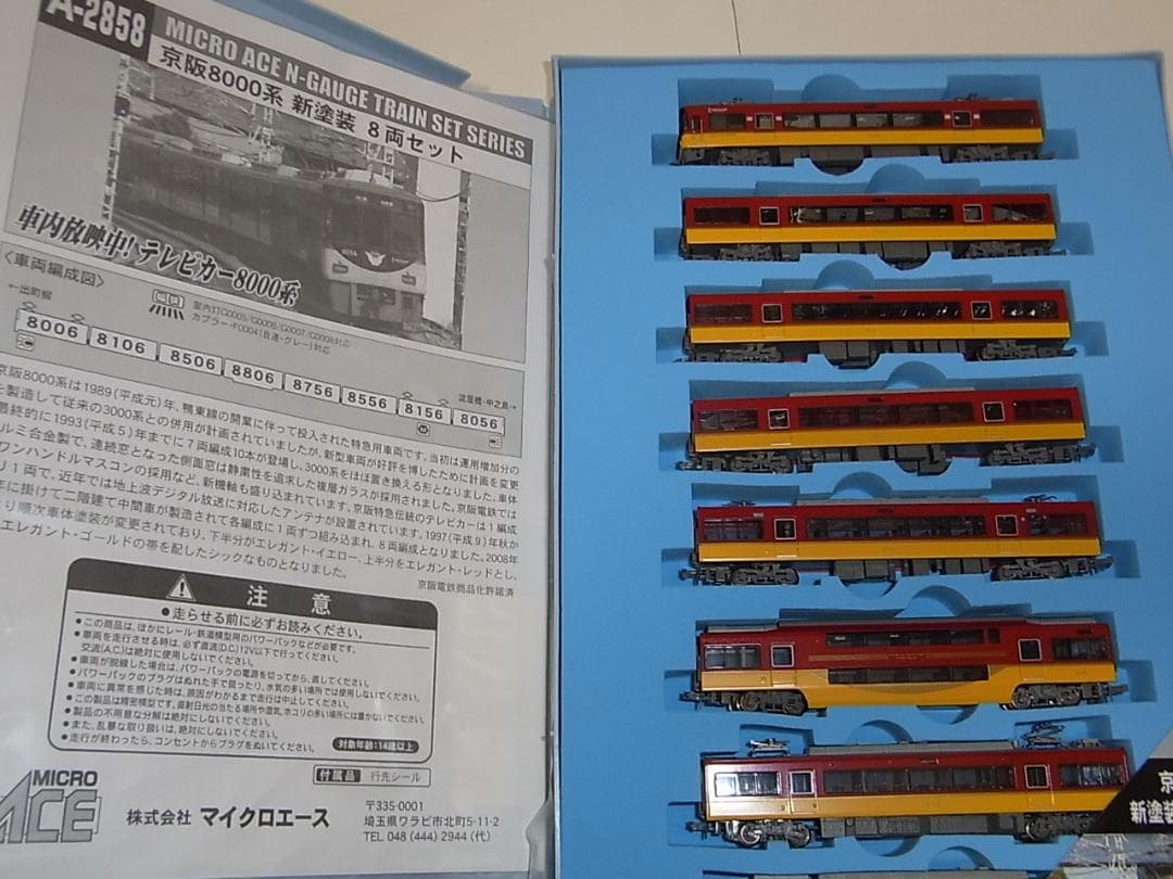 マイクロエース A-2858 京阪8000系新塗装 8両セット