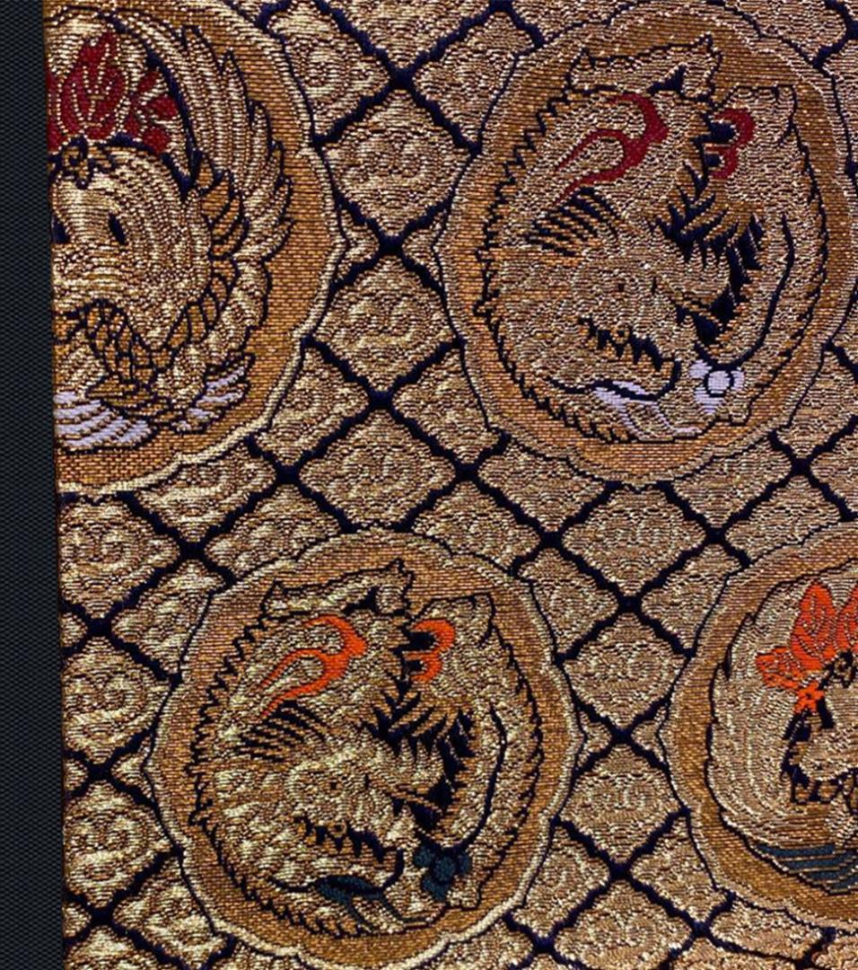 掛軸『秩父三十四ヶ所観音霊場御朱印 観音菩薩』仏画 絹本 共箱付 掛け軸