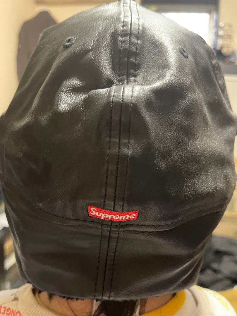 SUPREME 22AW Leather サイズ7 1/2 59.6cm