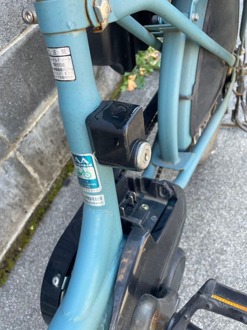 ジャンクYamaha PAS Babby 電動アシスト自転車 チャイルドシート付