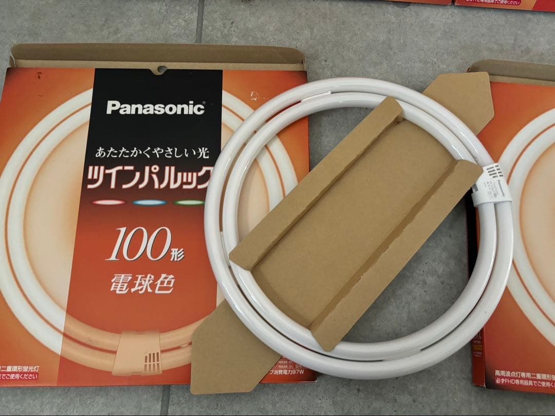 Panasonic ナショナル　ツインパルック　100形　電球色　4個　未使用