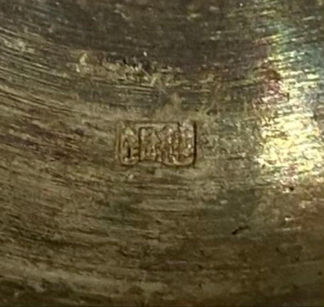 M*い様 レトロな純銀製のトロフィー（刻印　純銀）