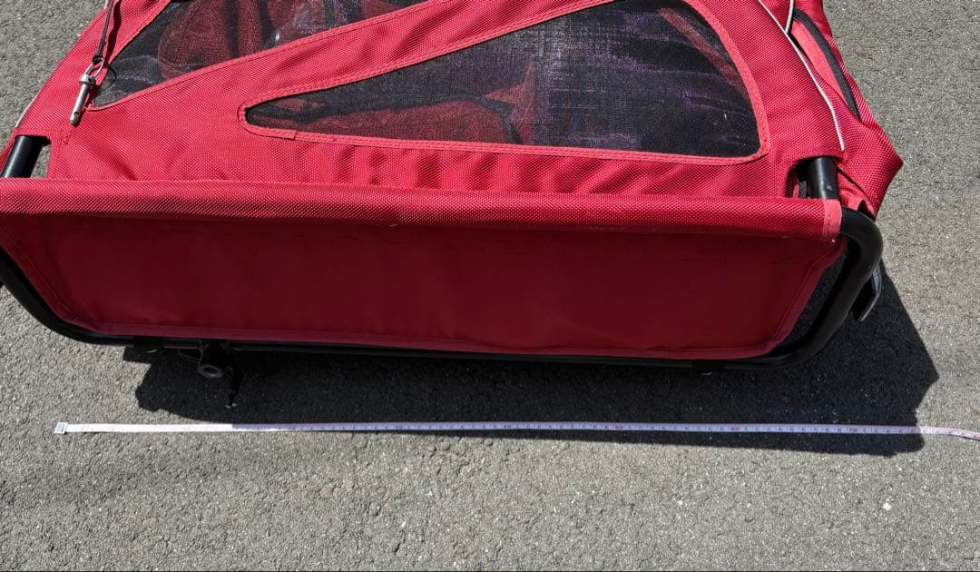 赤いペットカート　エアバギー　AirBuggy トゥインクル