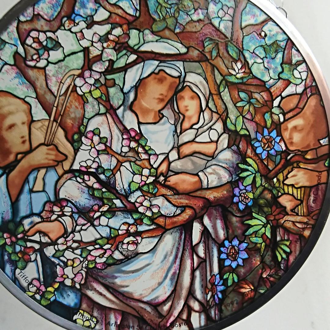 ルイスCティファニー ステンドグラスMadonna of the Flowers