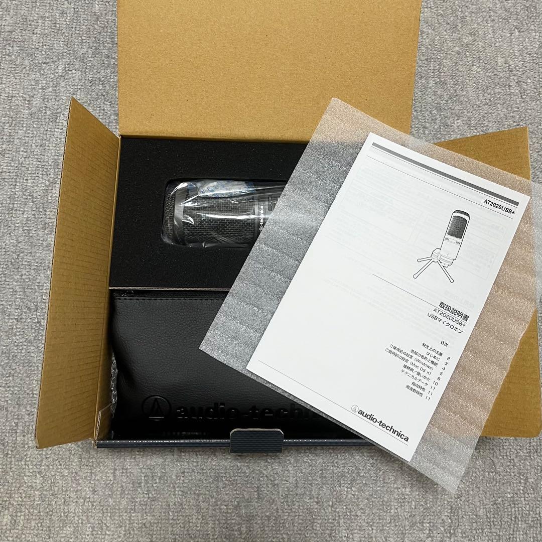 【美品】audio-technica AT2020USB+ コンデンサーマイク