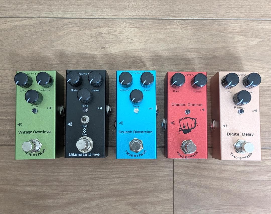 新品 ギターエフェクター 5点セット