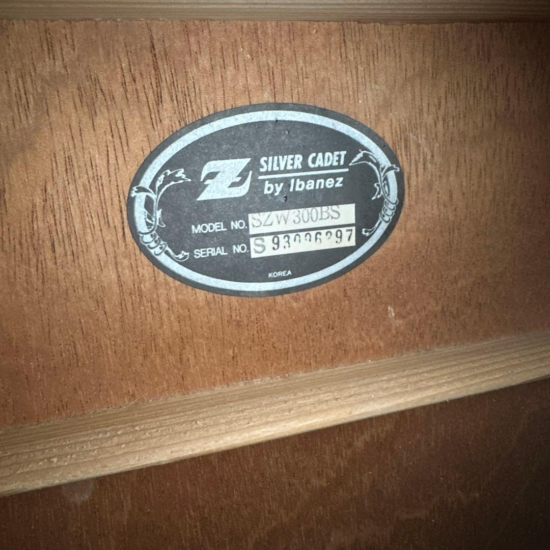 Ibanez アイバニーズ SILVER CADET SZW300BS r2※