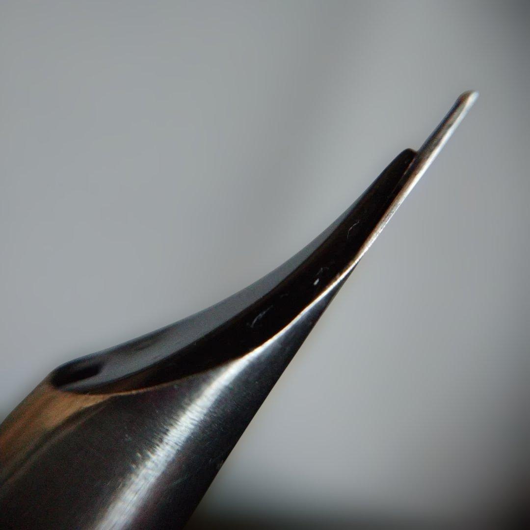 シルバー 万年筆 キャップ式 細字 PILOT ペン一体型 F H372