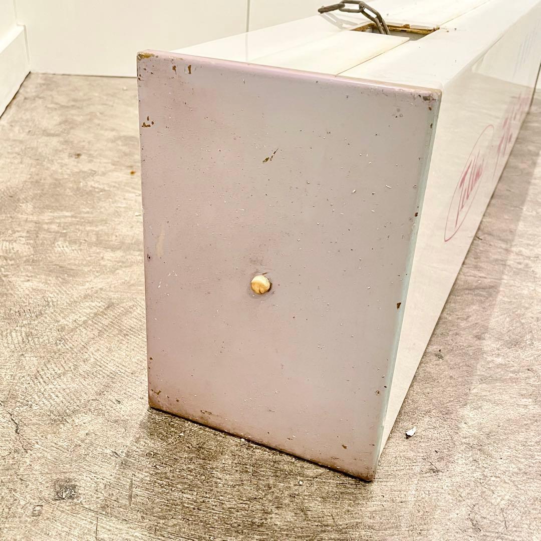 昭和レトロ テルミー化粧品 Tellme 看板 電飾 両面 当時物 広告