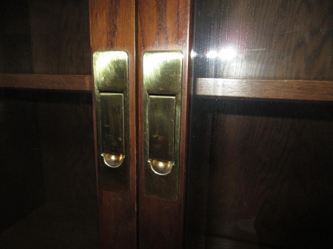 【ヴィンテージ 】カリモク　ドマーニ　モーガントン　木製ガラスキャビネット　右側