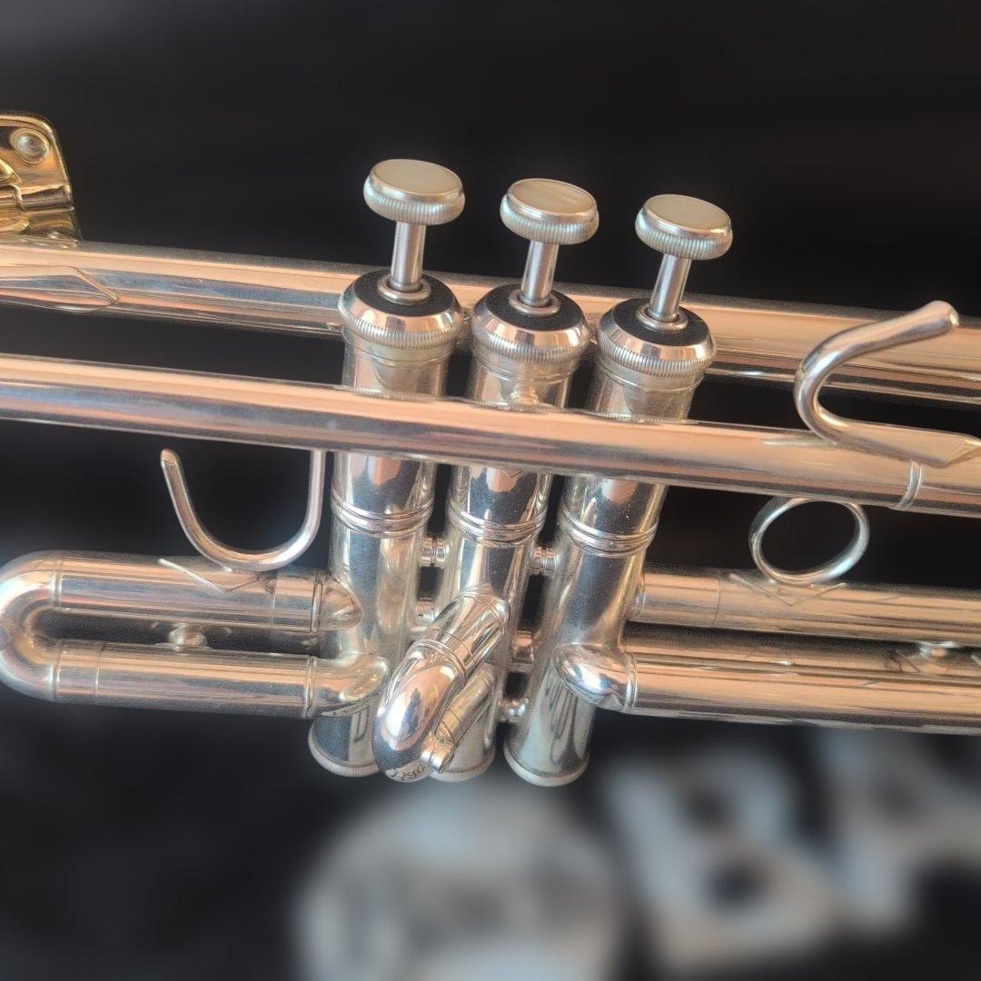 Bach トランペット 本体 銀メッキ　180ML37SP マウス７本等８